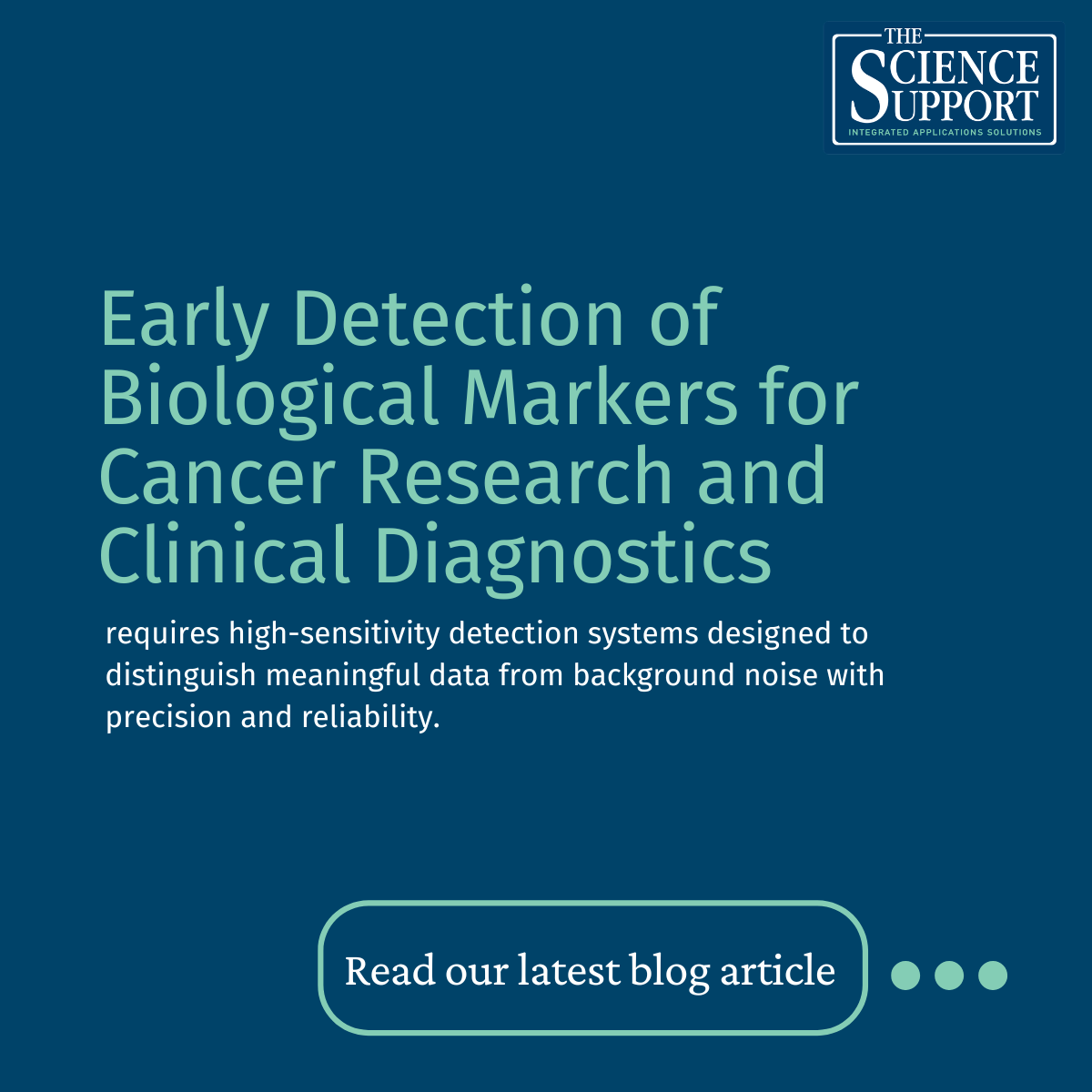 Early Detection of Biological Markers for Cancer Research and Clinical ...
